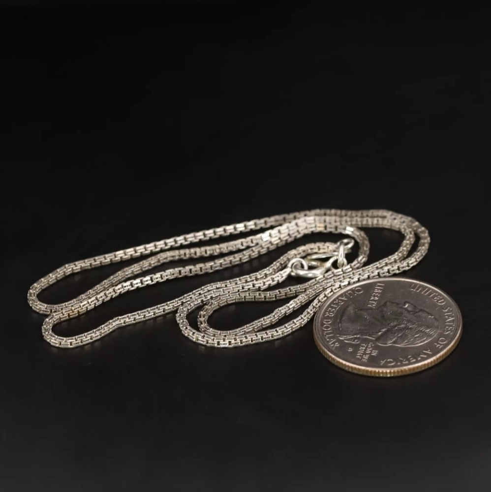 Nicky Butler Sterling Silver 925 Box Chain Designer Signed NB Necklace 24" NWT - Picture 7 of 16